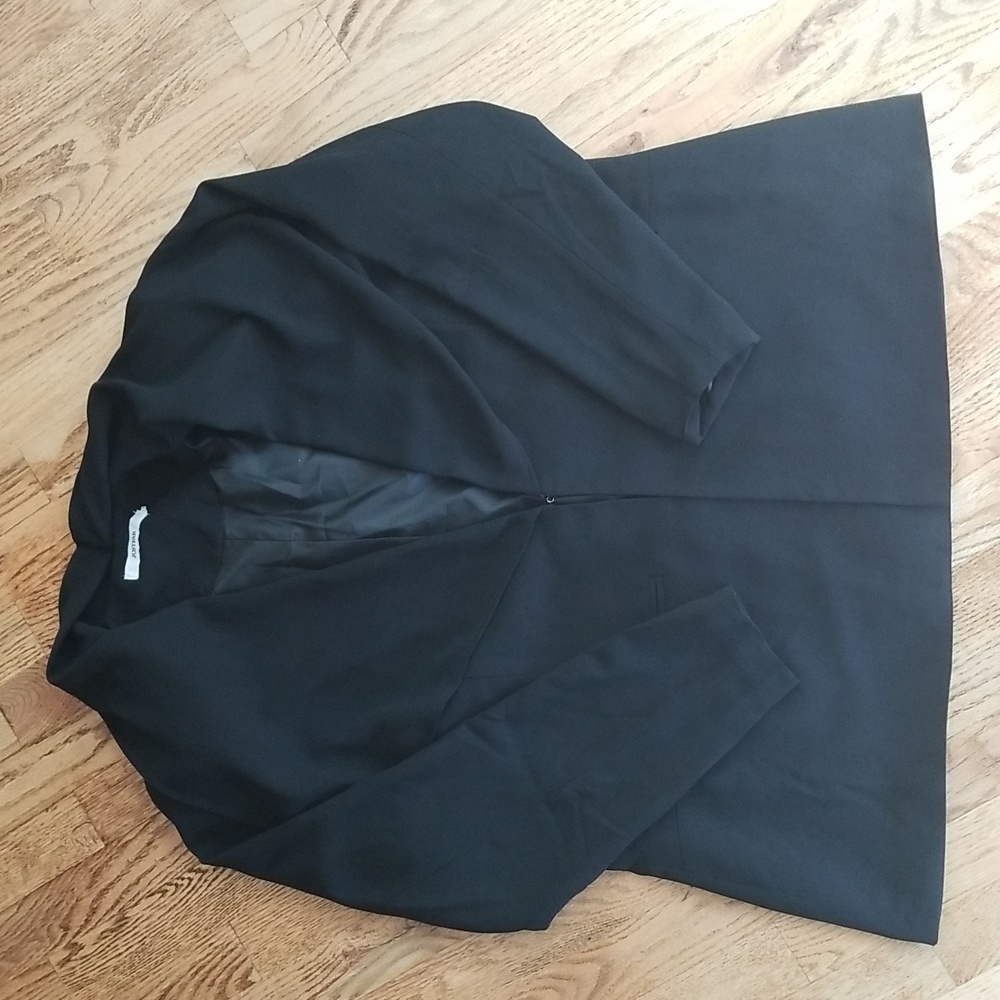 (XL) JustFab 100% Polyester Padded Contemporary Classic Office Formal Workwear